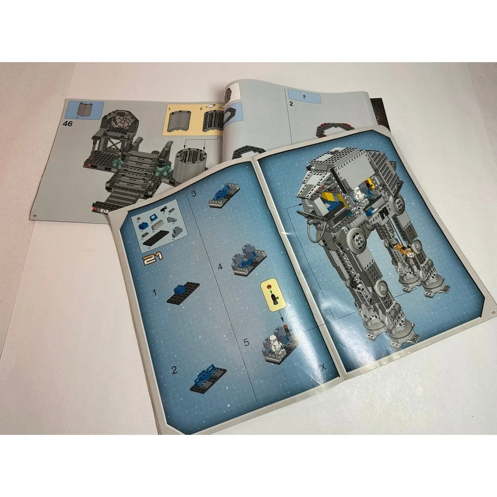 Lego Star Wars Instruction Manuals 4483 AT-AT and 75093 Death‎ Star Final Duel